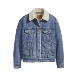 EX-BOYFRIEND SHERPA TRUCKER JACKET