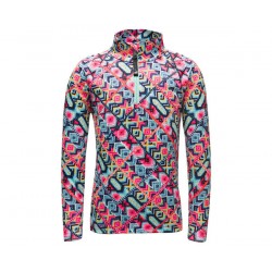 GIRLS REFLECT ZIP T-NECK