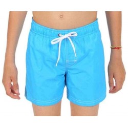 ELASTIC WAIST SWIM TRUNKS